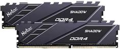 Модуль памяти DDR4 32GB (2*16GB) Netac NTSDD4P32DP-32E Shadow PC4-25600 3200MHz CL16 1.35V gray with radiator