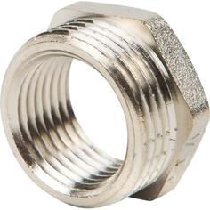 Футорка Valtec, наружная-внутренняя резьба, 3/4"x1/2", никелированная латунь