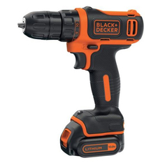 Шуруповерт аккумуляторный Black&Decker BDCDD12 10.8 В Li-ion, 2х1.5 Ач