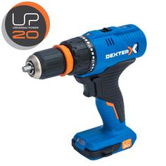Дрель аккумуляторная Dexter 20VSD2-35RCA.1A, 20 В Li-Ion 2.5 Ач