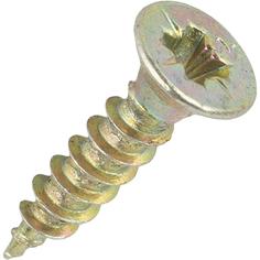 Саморезы универсальные, желтый цинк, 2.5Х13, упаковка 100 шт. СТРОЙБАТ