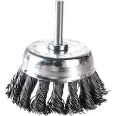 Витая щетка-крацовка для дрели Biber