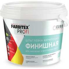 Финишная акриловая шпатлевка для наружных и внутренних работ Farbitex
