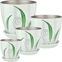 Комплект горшков для цветов Сады Аурики