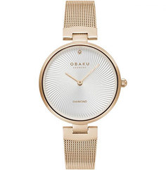 fashion наручные женские часы Obaku V256LXVIMV. Коллекция Diamond
