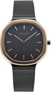 fashion наручные мужские часы Obaku V253GXMBMB. Коллекция Oktant
