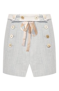 Юбка из смеси хлопка и льна Ann Demeulemeester