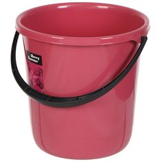 Ведро пластик, 12 л, хозяйственное, Spin&Clean, Berry Summer, SC1113