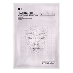 Тканевая маска для лица омолаживающая с ниацинамидом Steblanc