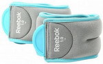 Утяжелители на лодыжки Reebok RAWT-11073BL Elements 0,5 кг серо-голубые (пара)
