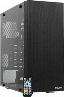 Корпус ATX Delux F900 6938820472582 чёрный, без БП, USB 3.0