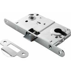 Дверная защелка под ручку и цилиндр BUSSARE