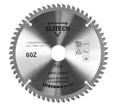 Диск пильный ELITECH