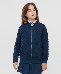 Толстовка на молнии синяя Button Blue