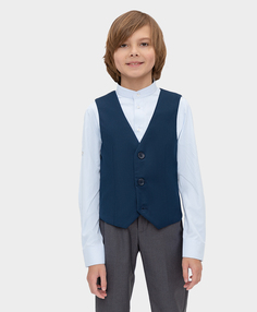 Жилет синий Button Blue