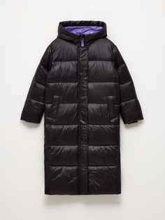 пальто для девочек (черный, 152) Sela