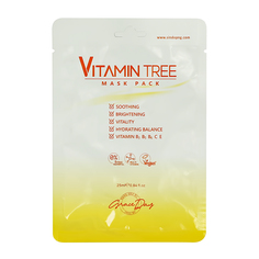 Маска для лица GRACE DAY VITAMIN TREE выравнивающая тон кожи 25 мл