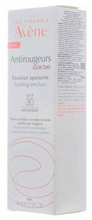 Дневной увлажняющий крем Avene Аntirougeurs SPF 30, 40 мл