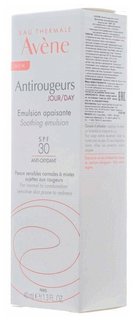 Дневной увлажняющий крем Avene Аntirougeurs SPF 30, 40 мл