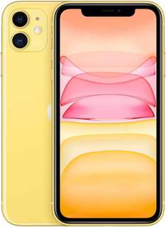 Смартфон Apple iPhone 11 64Gb желтый (MHDE3B/A)