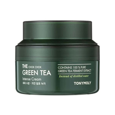 TONYMOLY Увлажняющий крем для лица с экстрактом зеленого чая THE CHOK CHOK GREEN TEA Intense Cream, 60мл