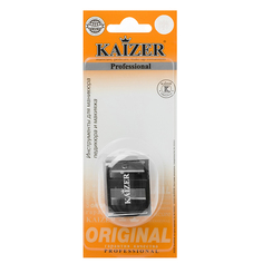 Инструменты по уходу за ногтями и кожей точилка KAIZER двухсторонняя прямоугольная в ассорт.