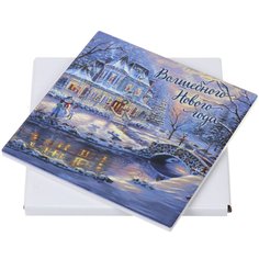 Подставка под горячее 16см, керам, Daniks, Волшебного нового года