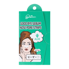 Полоски для носа GOOD BYE SERUM для очищения пор с алоэ Purenskin