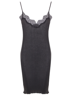 Сорочка хлопковая с кружевом Zimmerli