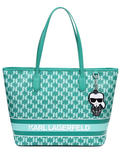 Сумка-шопер с принтом Karl Lagerfeld