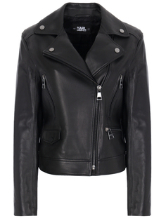 Куртка-косуха кожаная Karl Lagerfeld