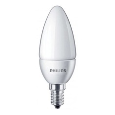 Лампочка Лампа светодиодная Philips E14 5W 2700K матовая 929002968437