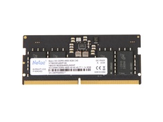 Модуль памяти Netac DDR5 SO-DIMM 4800Mhz PC38400 CL40 - 8Gb NTBSD5N48SP-08