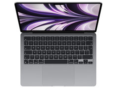 Ноутбук APPLE MacBook Air 13 (2022) (Английская раскладка клавиатуры) Space Grey (Apple M2/8192Mb/256Gb SSD/Wi-Fi/Bluetooth/Cam/13.6/2560x1664/Mac OS)