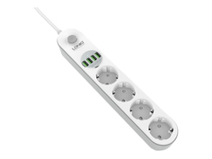 Удлинитель Ldnio SE4432 4xUSB 4 Sockets 2m White-Gray LD_B4438