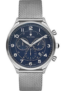 Швейцарские наручные мужские часы Wainer WA.19698B. Коллекция Wall street