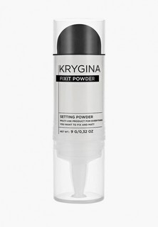 Пудра Krygina Cosmetics для лица фиксирующая рассыпчатая прозрачная, праймер Fixit Powder, 9 г