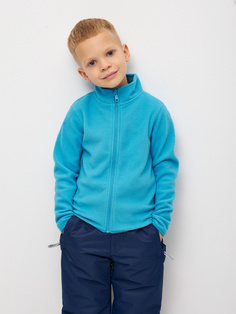 Толстовка из флиса для мальчиков (голубой, 110) Sela