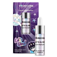 Жидкий голографический хайлайтер для лица Younicorn Let&apos;s Glow!, 5 мл