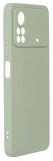 Чехол DF для Poco X4 Pro 5G Silicone Light Green poCase-04