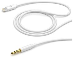 Кабель Deppa Jack 3.5mm - Lightning 1.2m White 72232