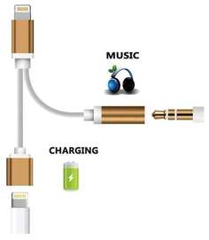 Кабель Kromatech Lightning + 3.5mm Jack 07149b026
