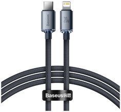 Кабель Baseus Crystal Shine USB Type-C to Lightning 20W 1.2m Black CAJY000201