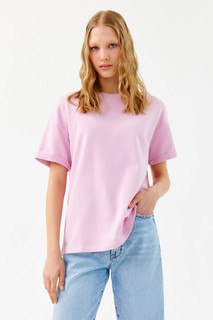 джемпер женский Футболка свободная однотонная из футера Befree