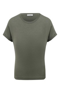 Топ из кашемира и шелка Brunello Cucinelli