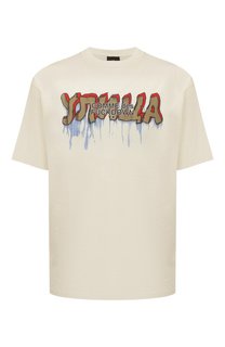 Хлопковая футболка Comme des Fuckdown