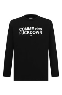 Хлопковый лонгслив Comme des Fuckdown