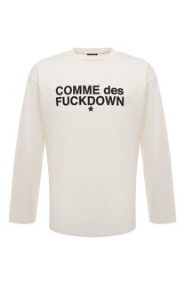 Хлопковый лонгслив Comme des Fuckdown