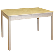 Столы для кухни стол раскладной АМЕЛИС 1100(1400)х680х750мм наоми ЛДСП/металл