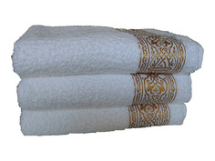 Полотенца полотенце махр. CLEANELLY Винченцо 100х150см белое, арт.ПЦ1201-1782цв101